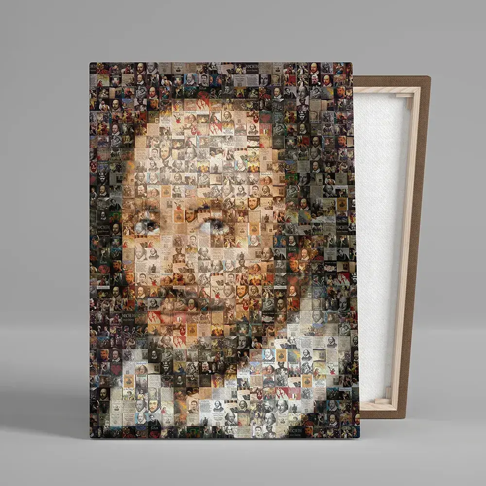 Fotomosaico en lienzo bastidor