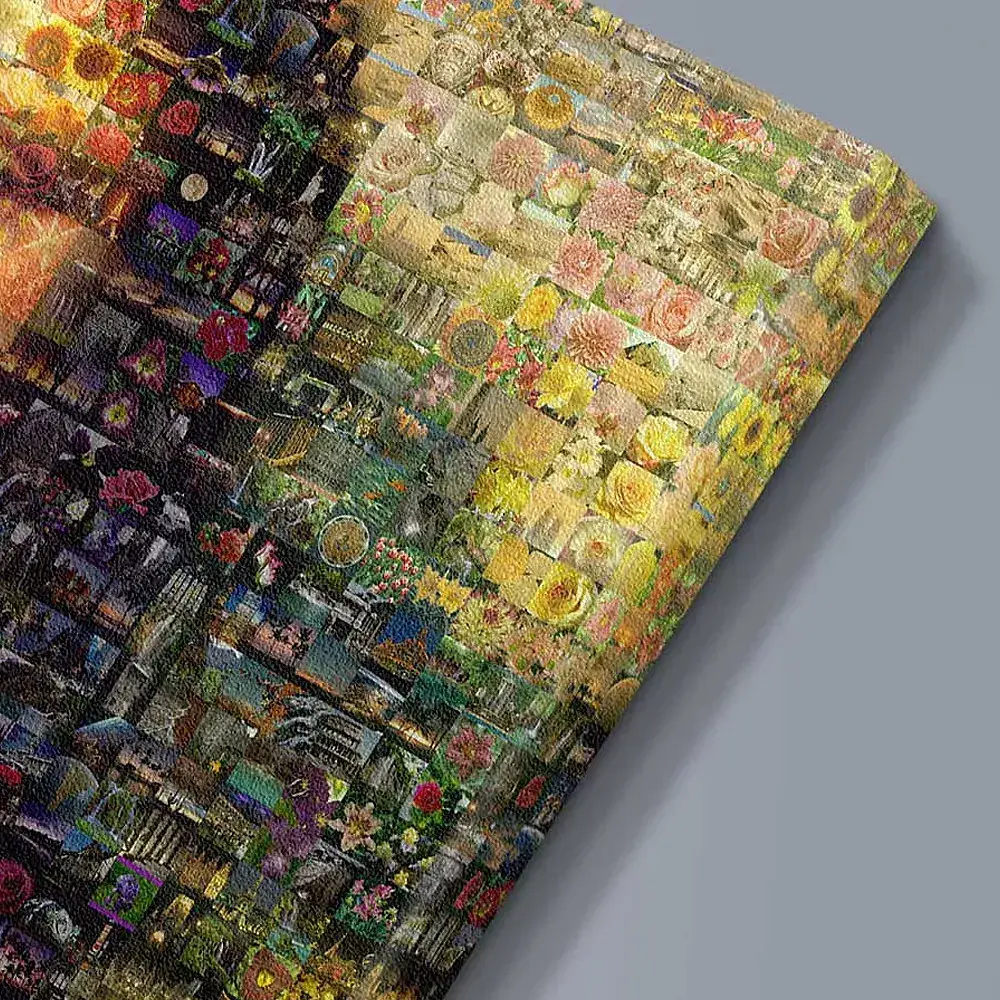 Fotomosaico en lienzo bastidor